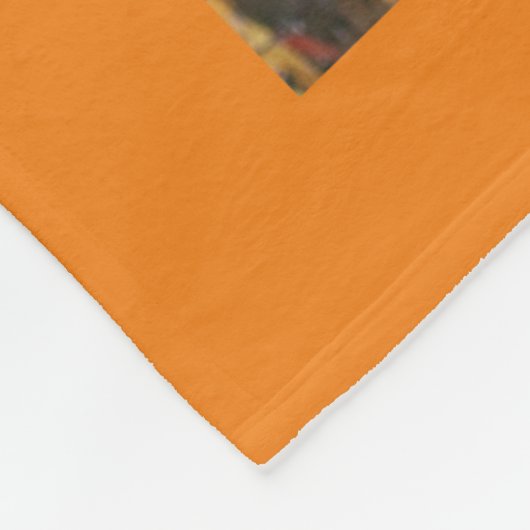 Herfst regendruppels in vijver fleece deken (Hoek)