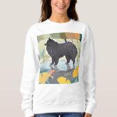 HERFST REGENWOUD lapphund hond shirts kies stijl (Voorkant)