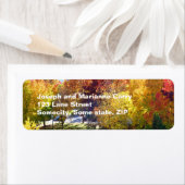 Herfst-retour-label Etiket (Insitu)