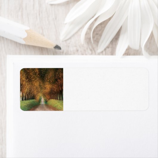 Herfst retourlabel etiket (Insitu)