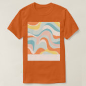 Herfst Retro Pastel Doodle Delight 16 Kopie T-shirt (Design voorkant)