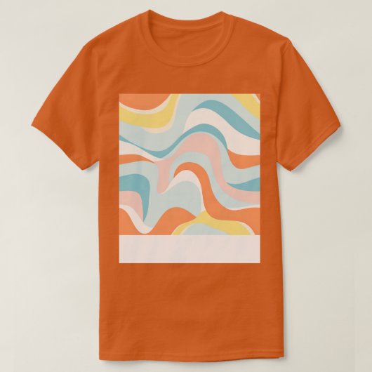 Herfst Retro Pastel Doodle Delight 16 Kopie T-shirt (Design voorkant)
