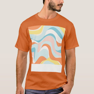 Herfst Retro Pastel Doodle Delight 16 Kopie T-shirt
