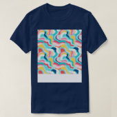 Herfst Retro Pastel Doodle Delight 3 Kopie T-shirt (Design voorkant)