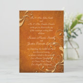 Herfst Rhapsody 5x7 Uitnodiging (Staand voorkant)