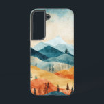 Herfst Ridge Glow Telefoonhoesje Samsung Galaxy Hoesje<br><div class="desc">Warme herfstkleuren vallen over een beboste heuvelrug en brengen een gezellige,  nostalgische charme aan uw dagelijkse slede.</div>