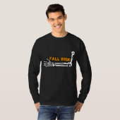 Herfst Risico Funny Mountain Bike T-shirt (Voorkant volledig)
