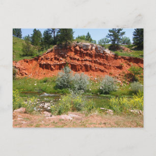 Herfst River, Hot Springs, South Dakota Briefkaart