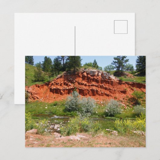 Herfst River, Hot Springs, South Dakota Briefkaart (Voorkant / Achterkant)