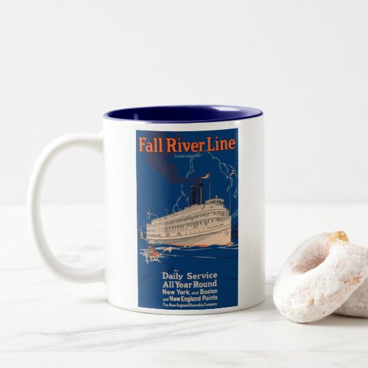 Herfst River Line Mok (Met donut)
