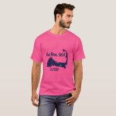 Herfst River MA 02720 MASS Massachusetts State Kaa T-shirt (Voorkant volledig)