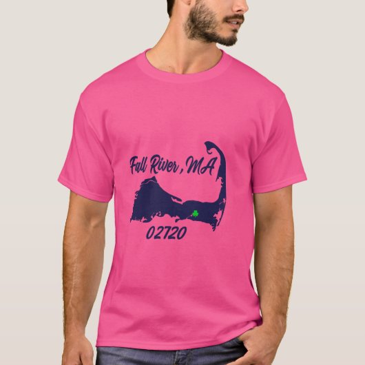 Herfst River MA 02720 MASS Massachusetts State Kaa T-shirt (Voorkant)
