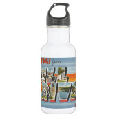 Herfst River, MA Waterfles (Voorkant)