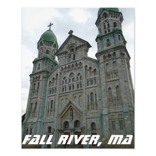 Herfst River, Massachusetts, Verenigde Staten Foto Afdruk (Voorkant)