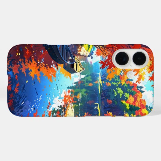 Herfst Riverside Glow Case-Mate iPhone Case (Achterkant (horizontaal))