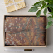 Herfst Rivier Reflectie Oranje Bomen Val Tissuepapier (Geschenk)