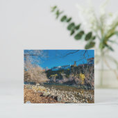 Herfst Rivier Scene Briefkaart (Staand voorkant)