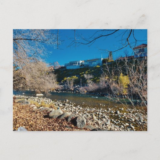 Herfst Rivier Scene Briefkaart (Voorkant)