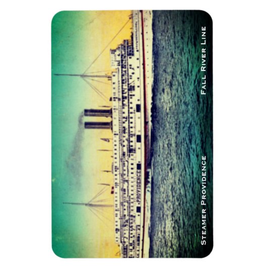Herfst rivierlijn, steamship "Providence" Magneet (Verticaal)