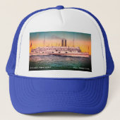 Herfst rivierlijn, steamship "Providence" Trucker Pet (Voorkant)