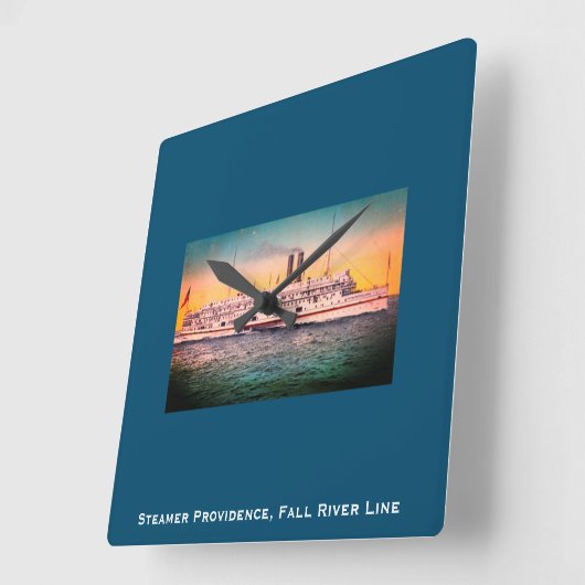 Herfst rivierlijn, steamship "Providence" Vierkante Klok (Hoek)