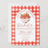 Herfst Rode Appel Vrijgezellenfeest plukte elkaar Kaart (Voorkant)