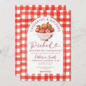 Herfst Rode Appel Vrijgezellenfeest plukte elkaar Kaart (Voorkant / Achterkant)