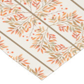 Herfst Rode Bessen & Bladeren Botanisch Ivoor Korte Tafelloper (Hoek)