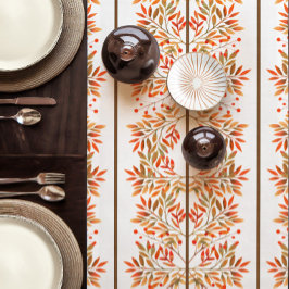 Herfst Rode bessen & bladeren Botanische korte taf Tafelloper