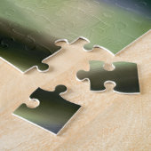 Herfst rode stippen legpuzzel (Zijkant)