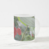 Herfst rode vlekken matglas koffiemok (Voorkant rechts)