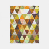 Herfst Roest Fleece Deken (Voorkant)