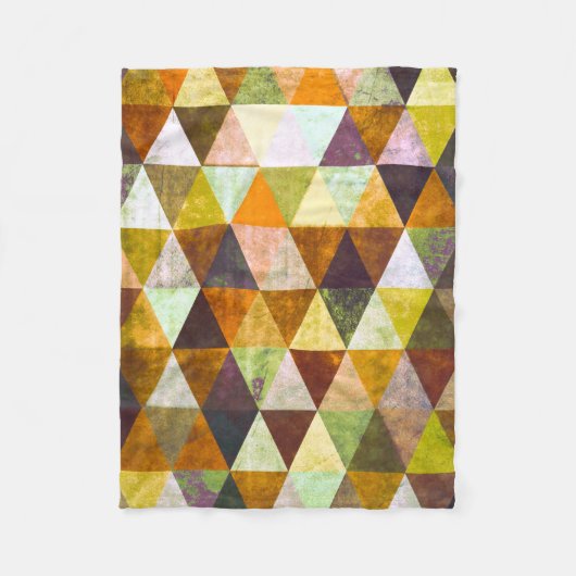 Herfst Roest Fleece Deken (Voorkant)