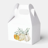 Herfst Roest Sinaasappel Wit Pompoen Groen Dank u Bedankdoosjes (Achterkant)