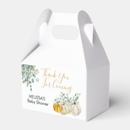 Herfst Roest Sinaasappel Wit Pompoen Groen Dank u Bedankdoosjes