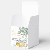 Herfst Roest Sinaasappel Wit Pompoen Groen Dank u Bedankdoosjes (Geopend)