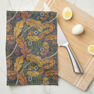 Herfst roest William Morris bloemmotief Acanthus & Theedoek
