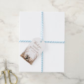 Herfst Roestiek Herten Bruiloft Collectie Cadeaulabel (Met Touw)