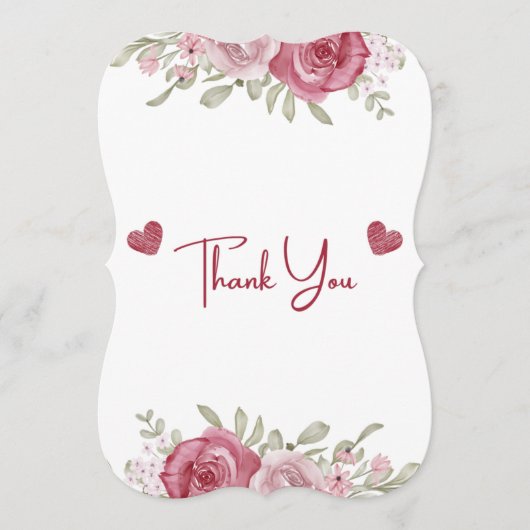 Herfst Roestig Bourgondië Kalligrafie Platte Trouw Kaart (Voorkant)