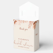 Herfst Roestige Bloem Bruiloft Feest Bedankdoosjes (Geopend)