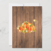 Herfst Roestige Pompoen Vlek Verjaardag Kaart (Achterkant)