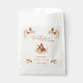 Herfst roestige terracotta cadeautasjes voor babyf bedankzakje