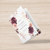 Herfst Romance Bloemen Bourgondië Trouwprogramma