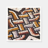 Herfst Romeins Mozaïek Servet (Voorkant)