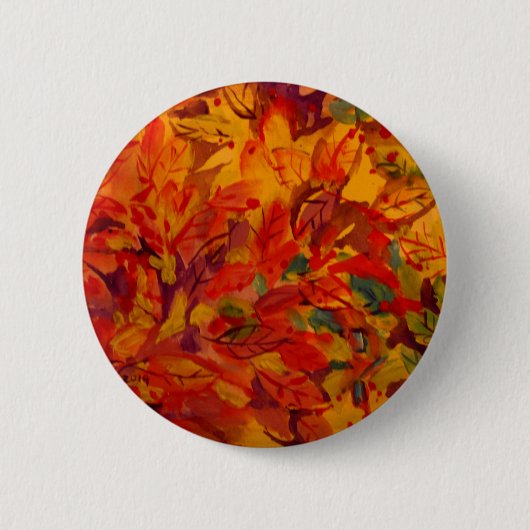 Herfst Ronde Button 5,7 Cm (Voorkant)