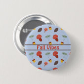 Herfst Ronde Button 5,7 Cm (Voorkant /achterkant)