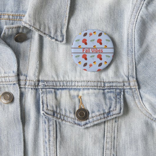 Herfst Ronde Button 5,7 Cm (In situ)