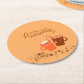 Herfst Ronde Onderzetter Set (Gebogen)