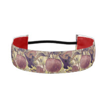 Herfst rood appelfruit en laat waterverf achter