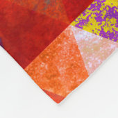 Herfst Rood Fleece Deken (Hoek)